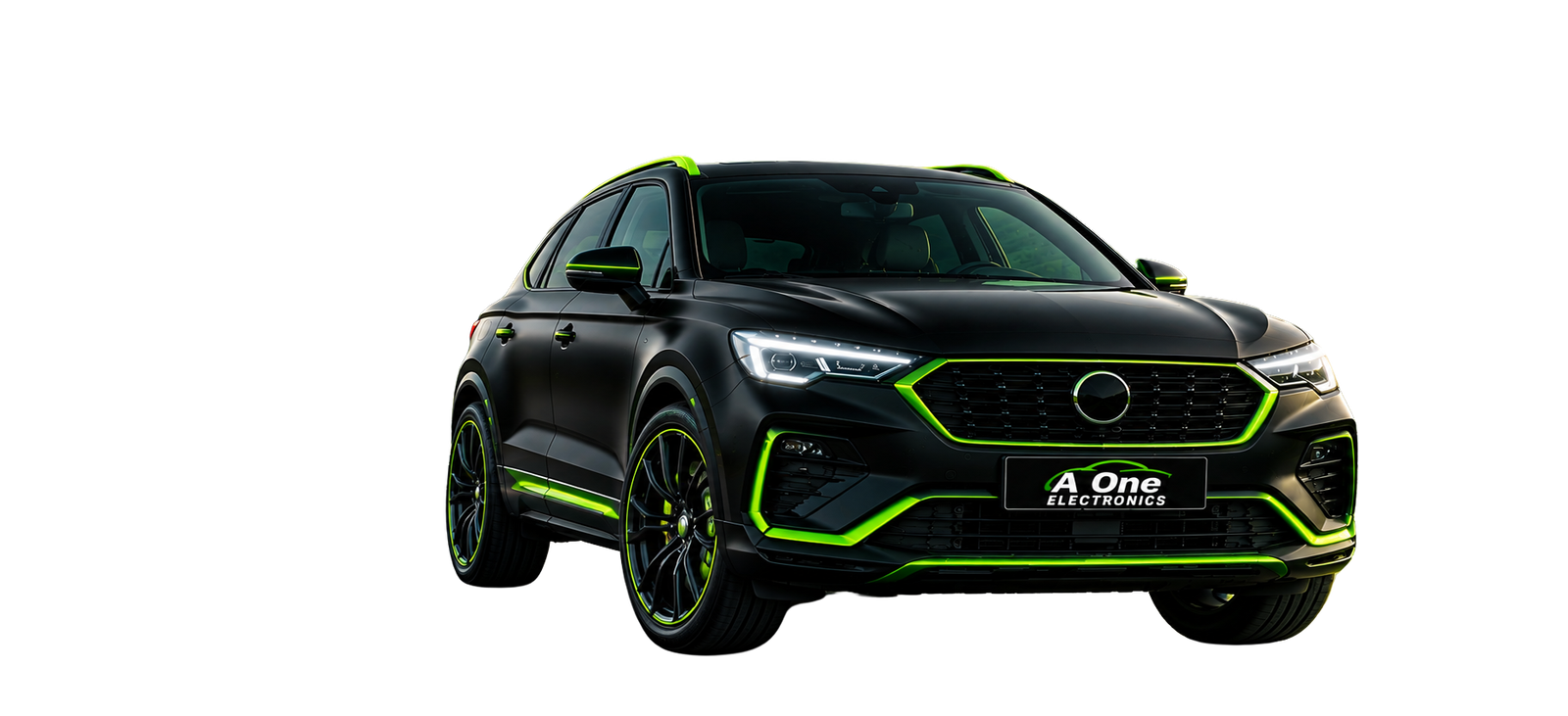A one electronics modified car